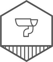 Residential gutters icon